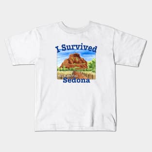 I Survived Bell Rock Trail, Sedona Kids T-Shirt